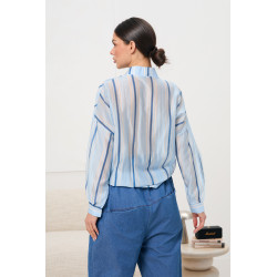 Koszula w paski ze stójką