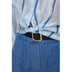 Koszula w paski ze stójką