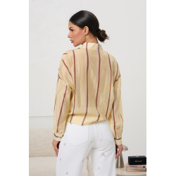 Koszula w paski ze stójką