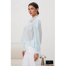 Bluzka z koronkowymi wstawkami | Hurtownia odzieży na sztuki