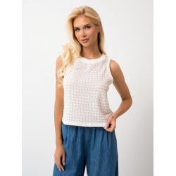 Top z ażurowej dzianiny | Internetowa hurtownia odzieży damskiej