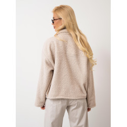 Kurtka teddy z dekoracyjnymi guzikami