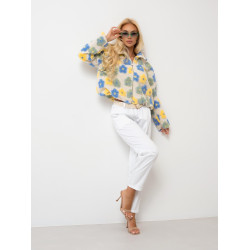 Casualowe spodnie z plecionym paskiem