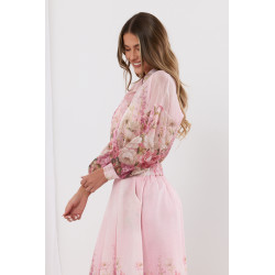 Delikatna koszula z motywem róż