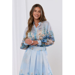 Delikatna koszula z motywem róż