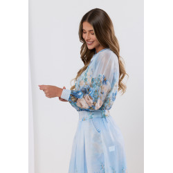 Delikatna koszula z motywem róż