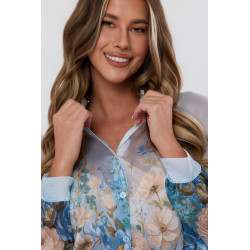 Delikatna koszula z motywem róż