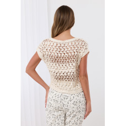 Bluzka szydełkowa w stylu boho